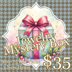 HANDMADE!!! Jewelry Mystery Box! $60-75 List Price ~ 3 Gift Worthy Items